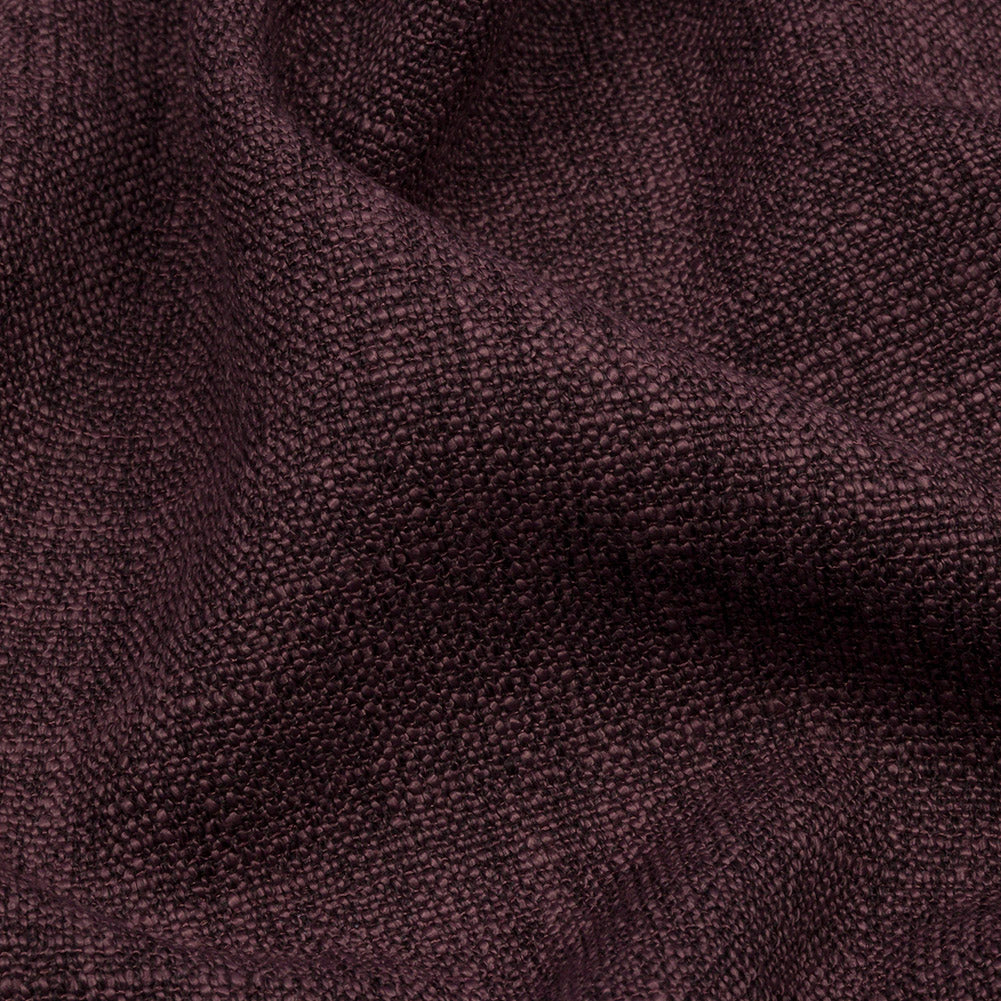 Soft Textured Recycled Polyester Drapery Woven - Mulberry - British Imported - Joann Fabrics