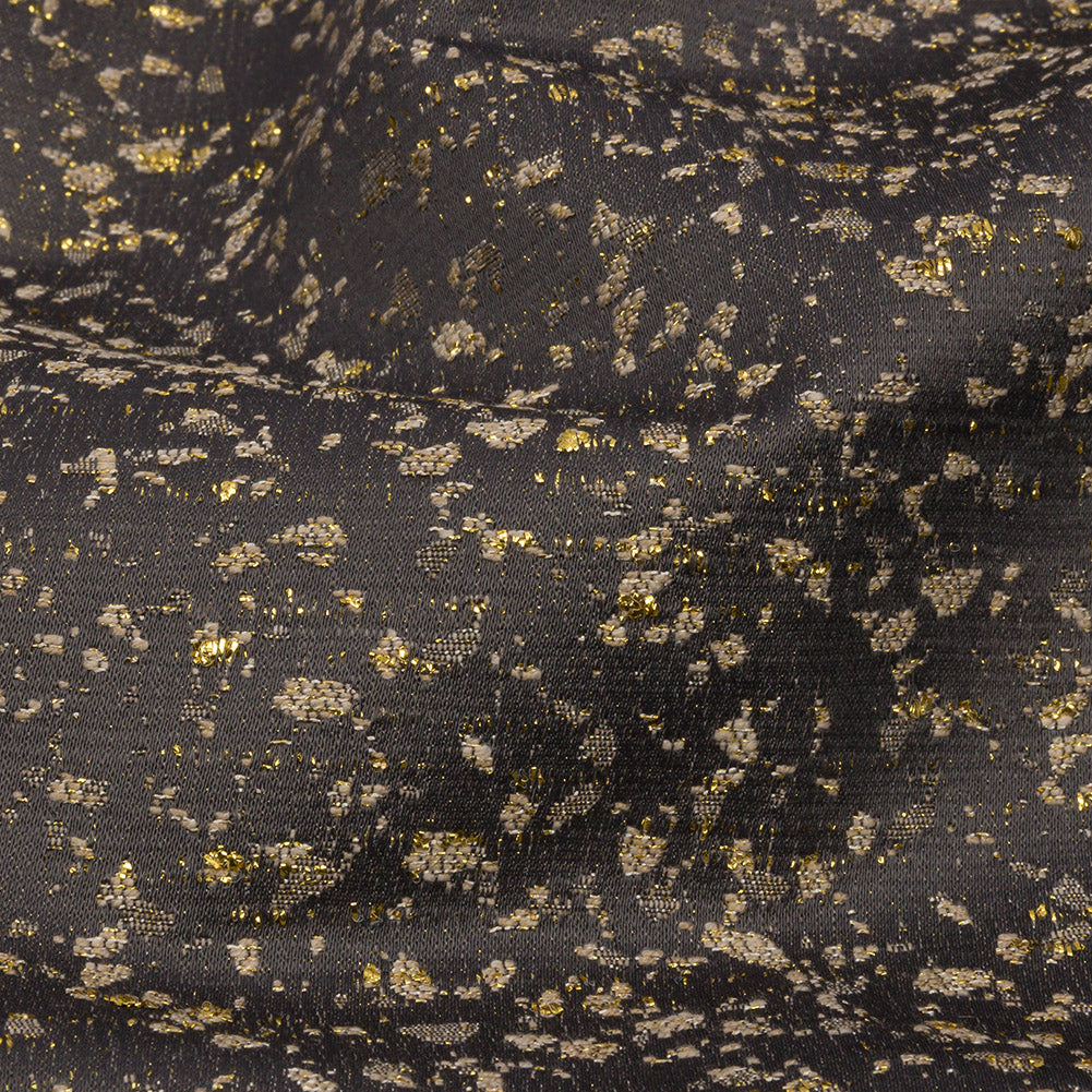 Metallic Drapery Jacquard - Ebony Speckled - British Imported - Joann Fabrics