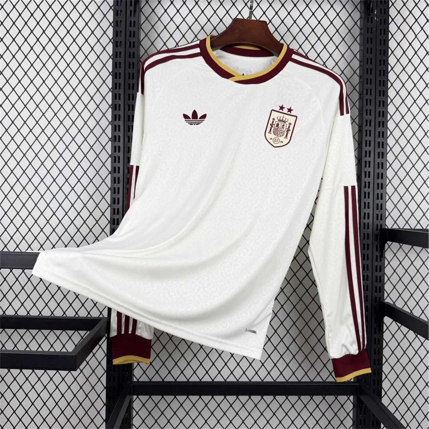 【Two-Crown Star】Spain 2026 Away Long Sleeves Jersey - Fans Version - UnitedFutballJersey