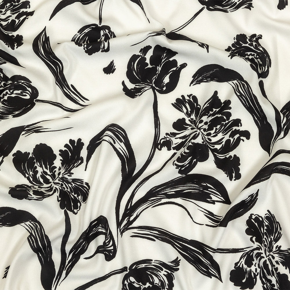 Mood Exclusive Depictions of Devotion Polyester Crepe de Chine - Joann Fabrics