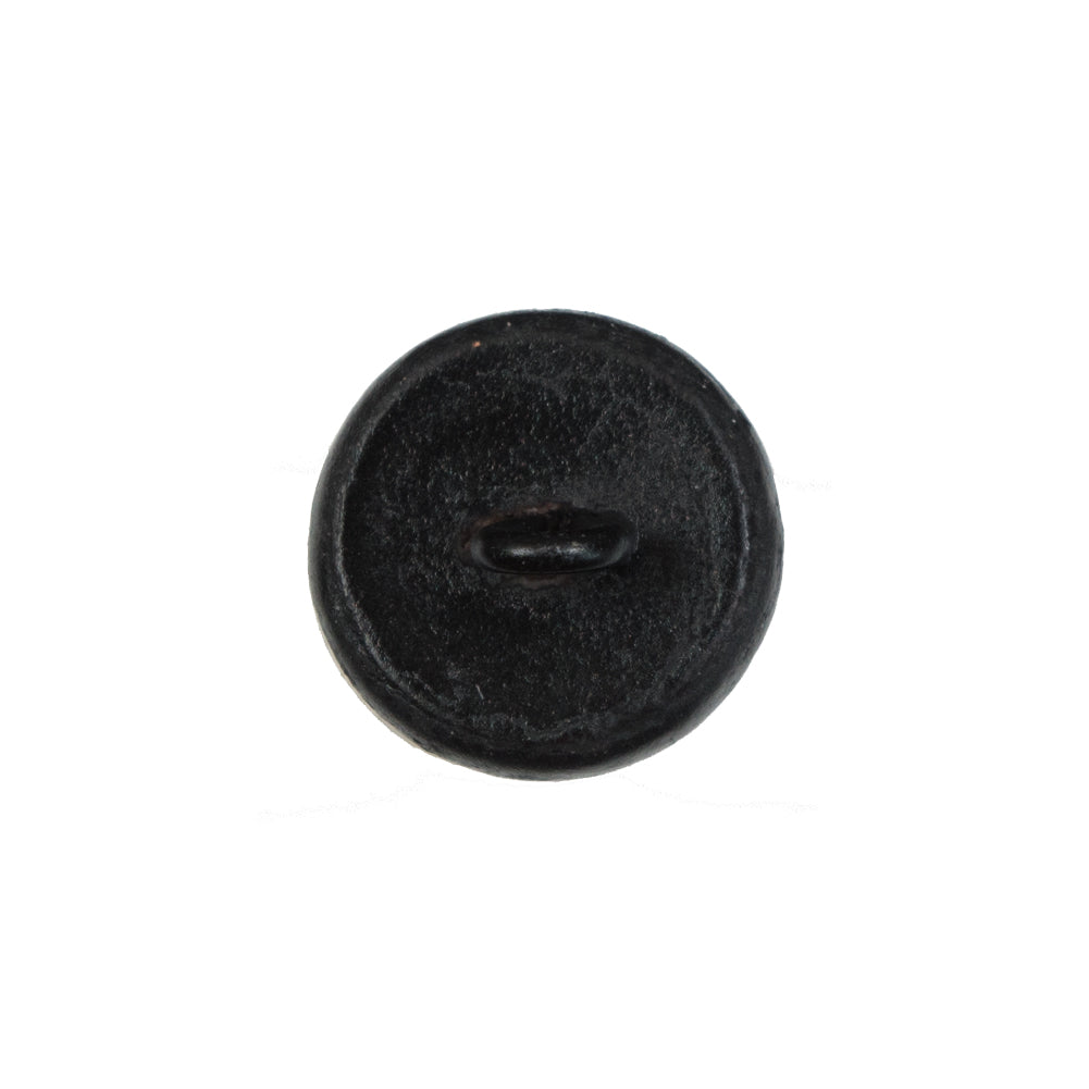 Black Leather Shank Back Button - 30L/19mm - Joann Fabrics