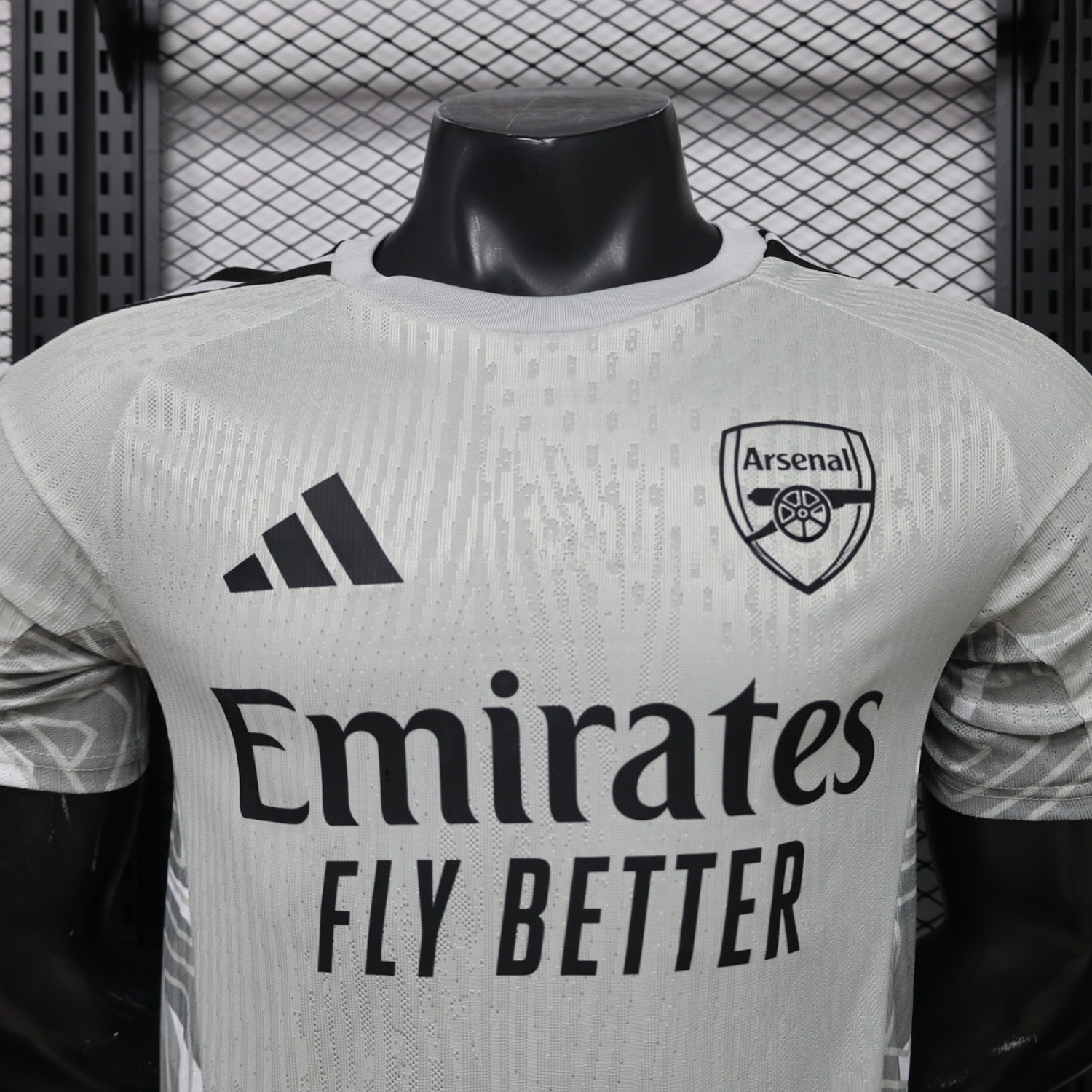 Arsenal 26-27 Goalkeeper Grey White Jersey - Player Version - UnitedFutballJersey