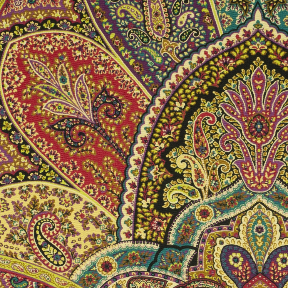 Tourmaline Paisley Twill - Joann Fabrics