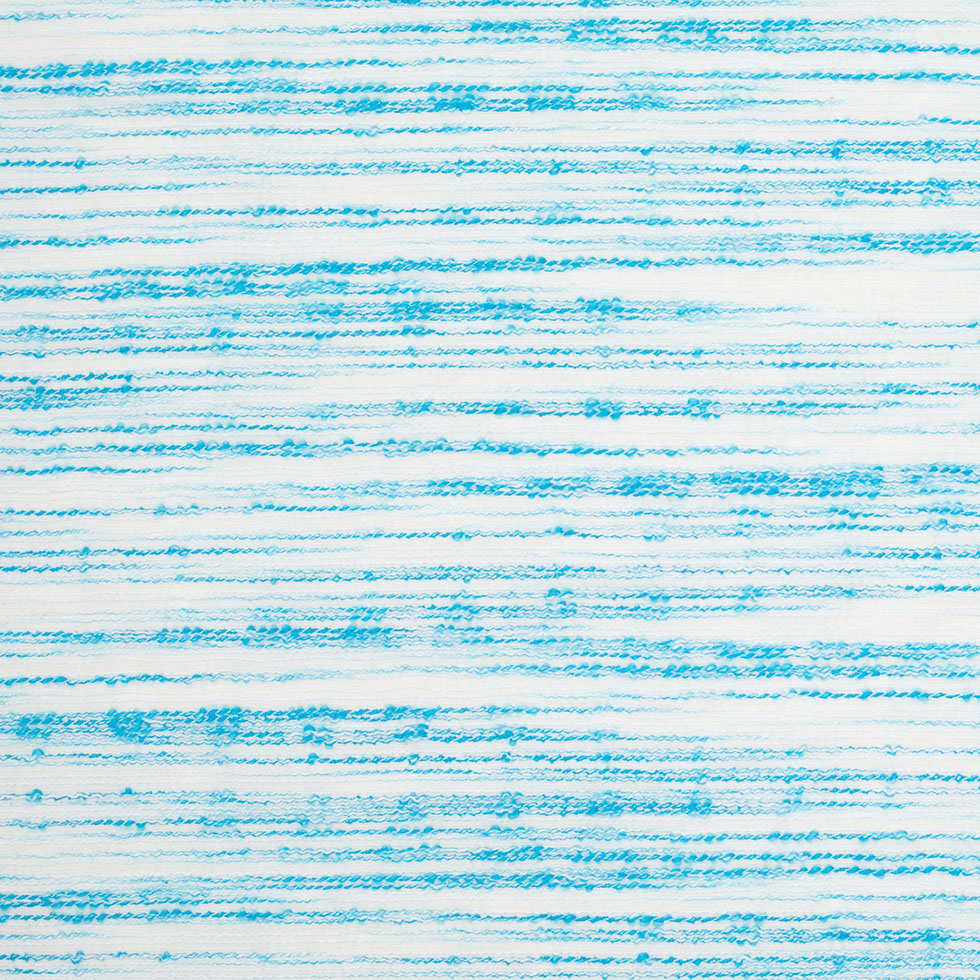 Turquoise/White Textural Striated Cotton Blend - Joann Fabrics
