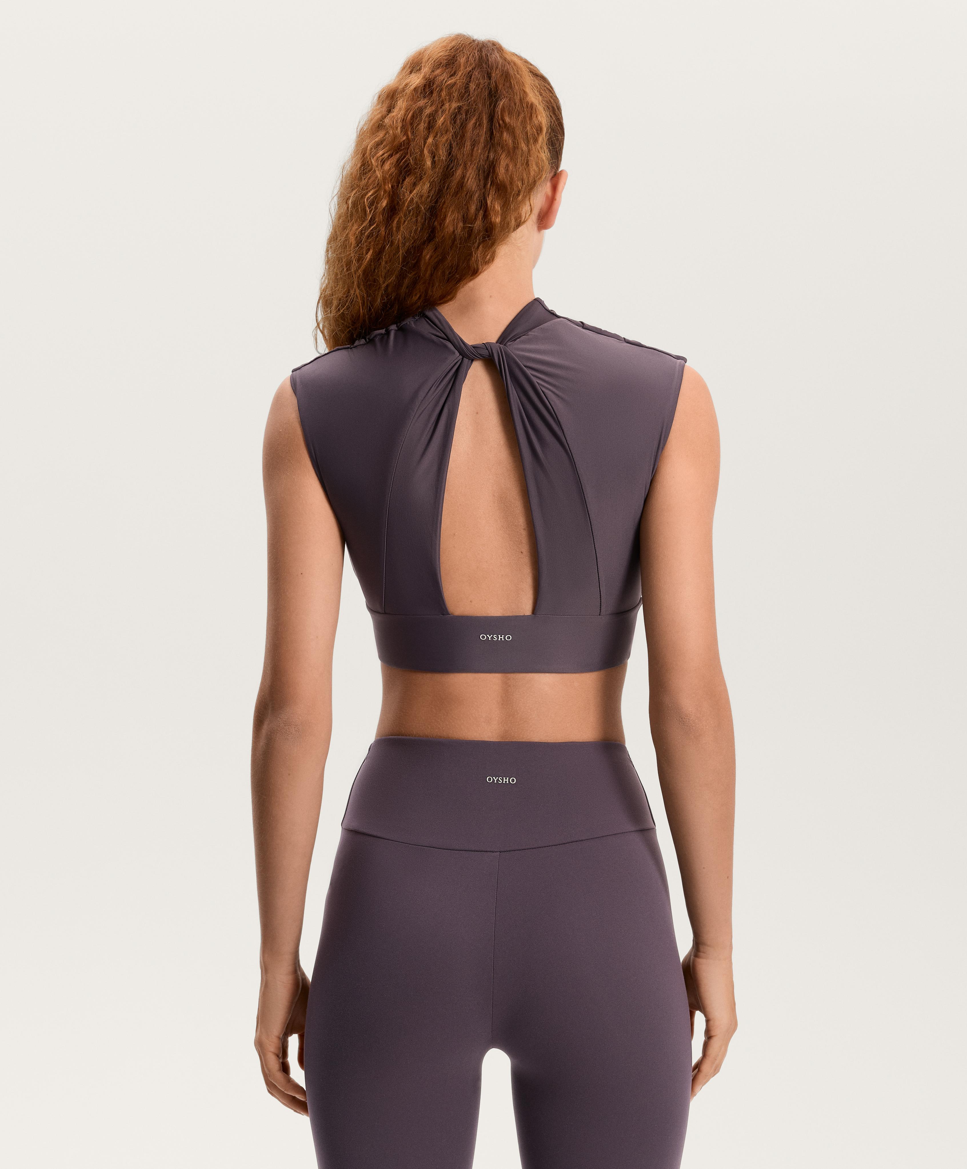 Draped neck Comfortlux tank top