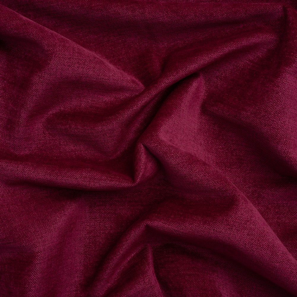Upholstery Chenille with Latex Backing - Raspberry - Tonnet Collection - Joann Fabrics