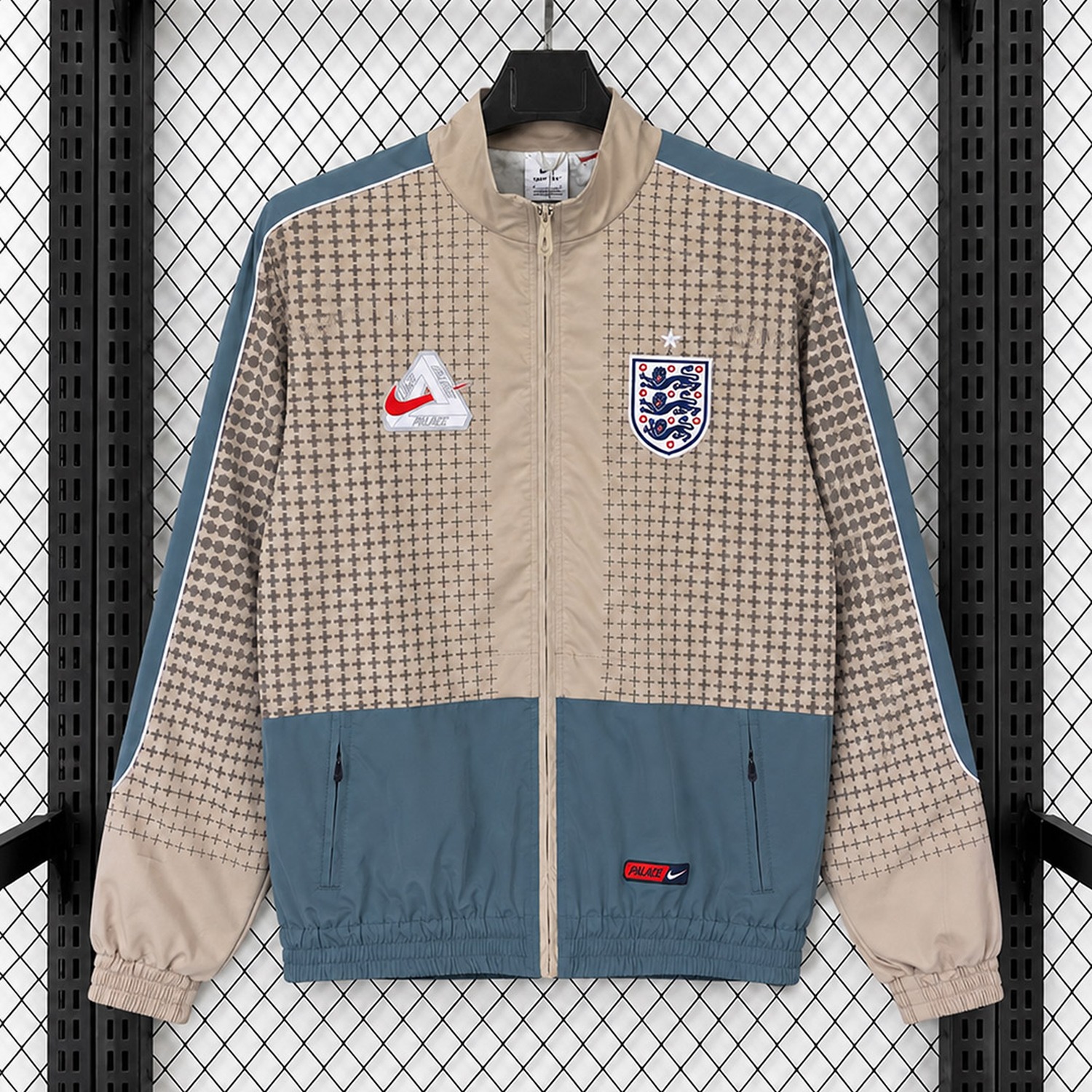 England 2026 x Palace Solo Swoosh Travel Windbreaker Jacket - UnitedFutballJersey