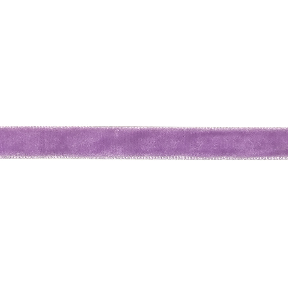 Crocus Single Face Velvet Ribbon - 0.375