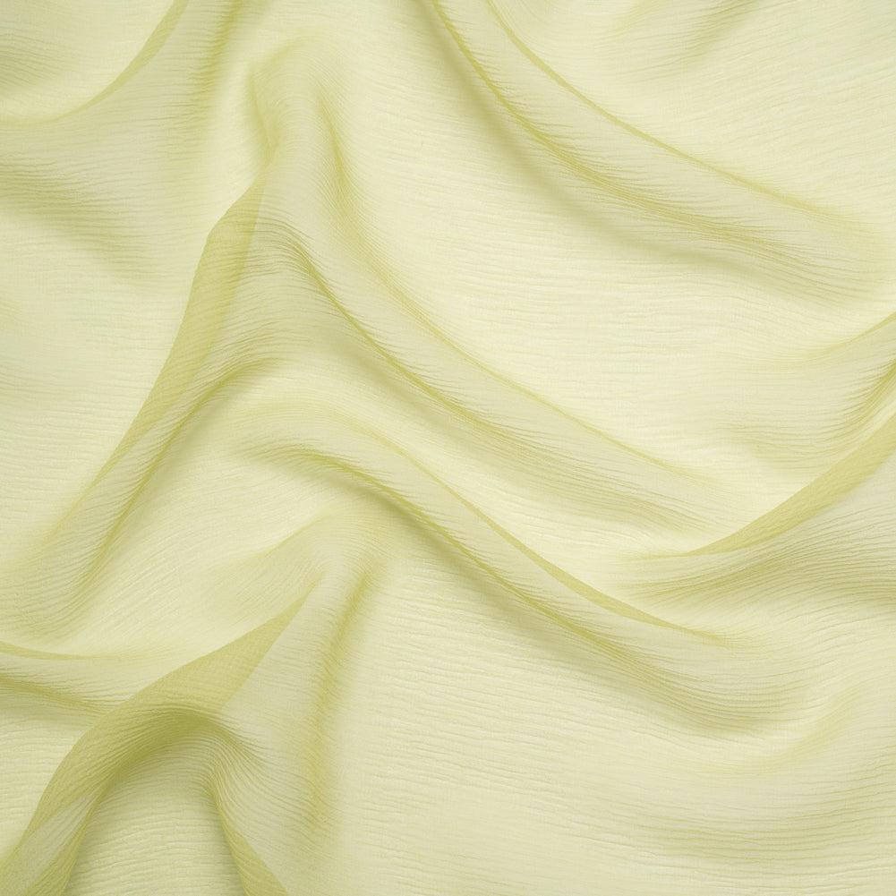 Crinkled Silk Chiffon - Nile Green - Premium Collection - Joann Fabrics