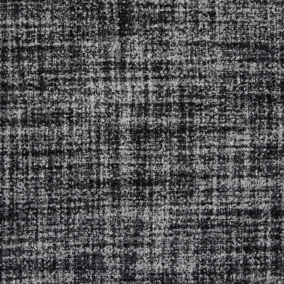 Black/White Stiff Boucled Wool Double Cloth - Joann Fabrics