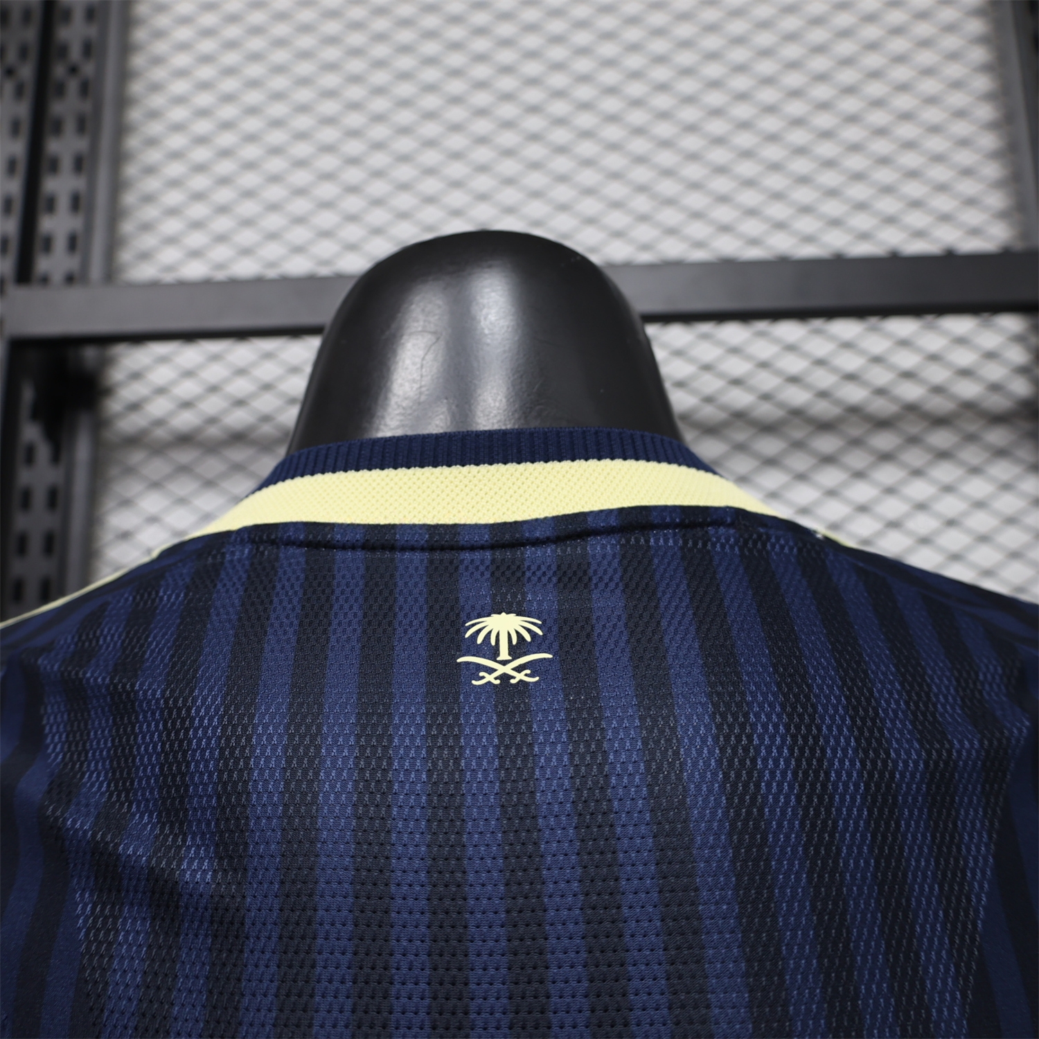 Al Nassr Riyadh Victory 26-27 Away Navy Blue With Sponsors Jersey - Player Version - UnitedFutballJersey