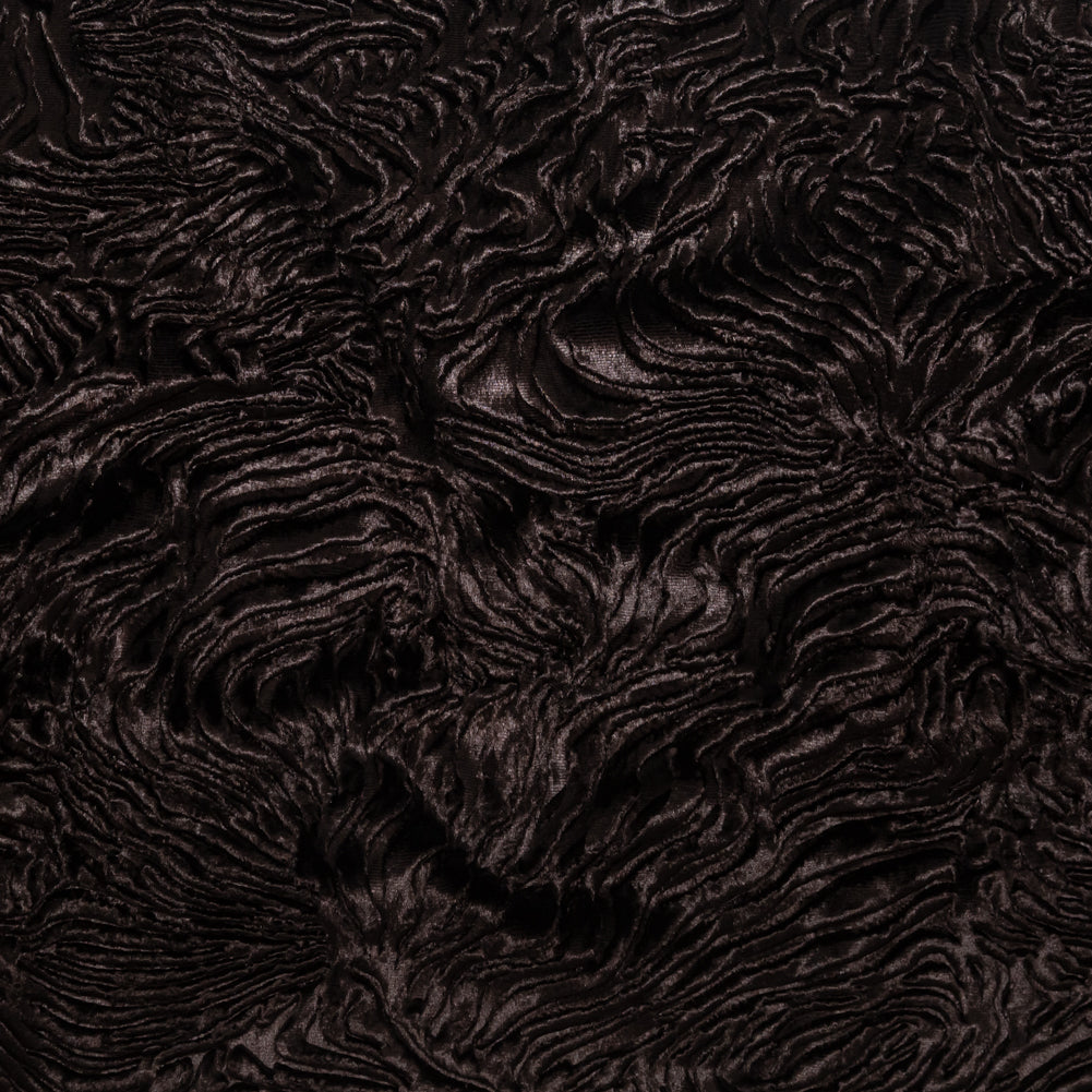 Woodgrain Faux Persian Lamb Fur - Brown - Joann Fabrics