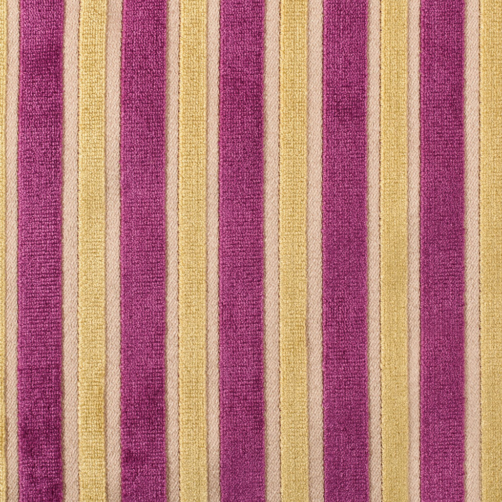 Lemon Fuchsia Stripes Velvet - Joann Fabrics