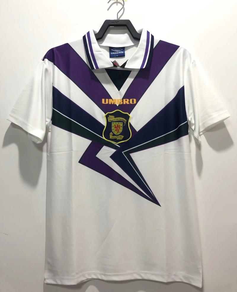 1994-1996 Retro Scotland National Team Away Football Shirt 1:1 Thai Quality