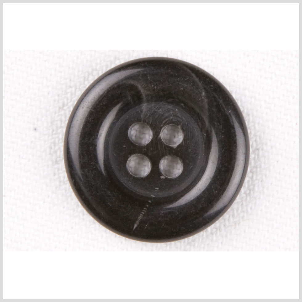 Plastic 4-Hole Button - 24L/15mm - Black Tire Rim - Joann Fabrics