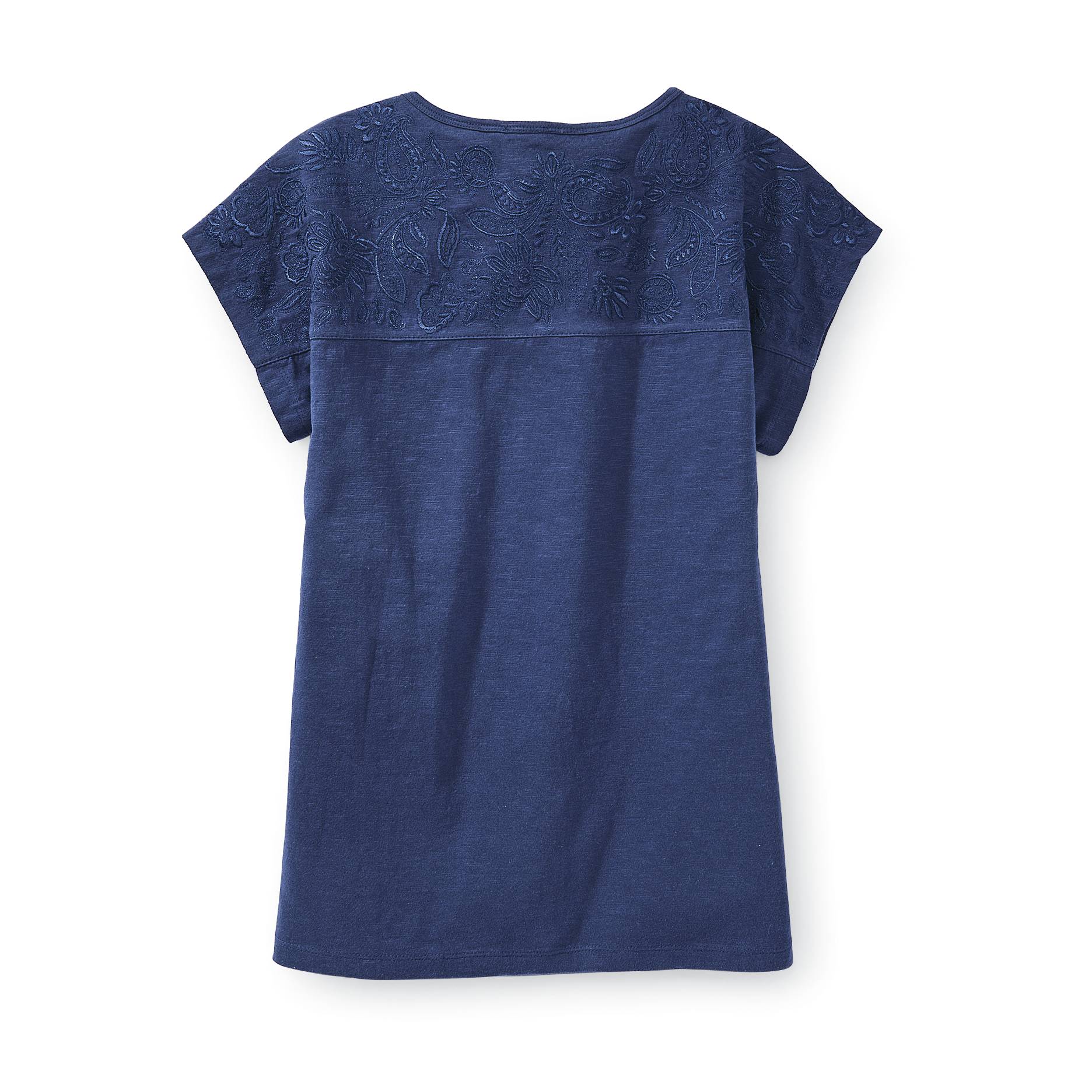 Embroidered Seam Top - Northstyle Catalog