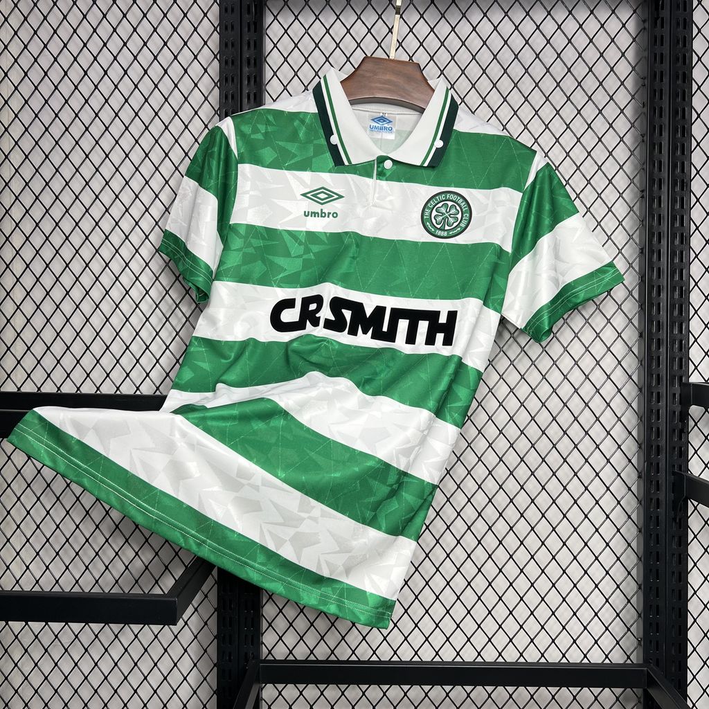 1989/1991 Retro Celtic Home Football Shirt 1:1 Thai Quality