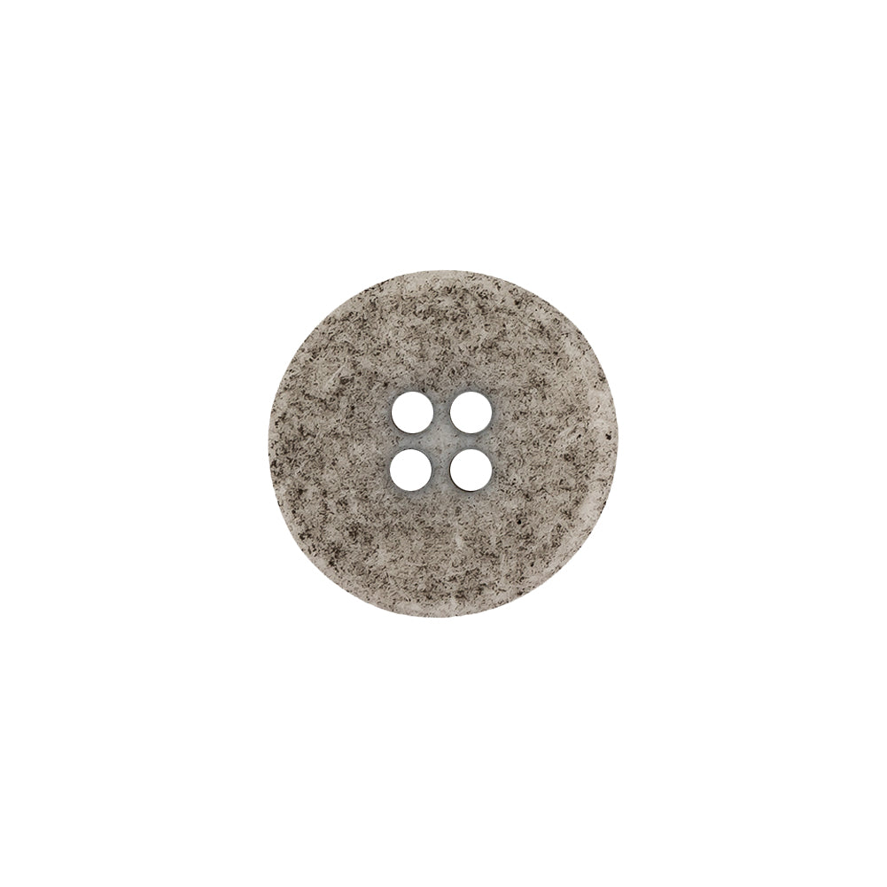 Italian Matte White and Gray Speckled 4-Hole Jacket Button - 24L/15mm - Joann Fabrics