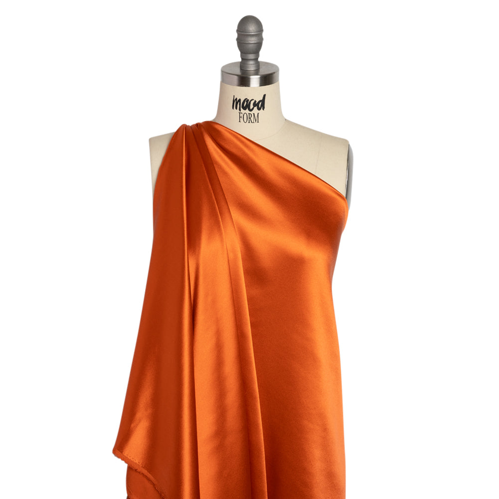Silk Crepe Back Satin - Burnt Orange - Premium Collection - Joann Fabrics