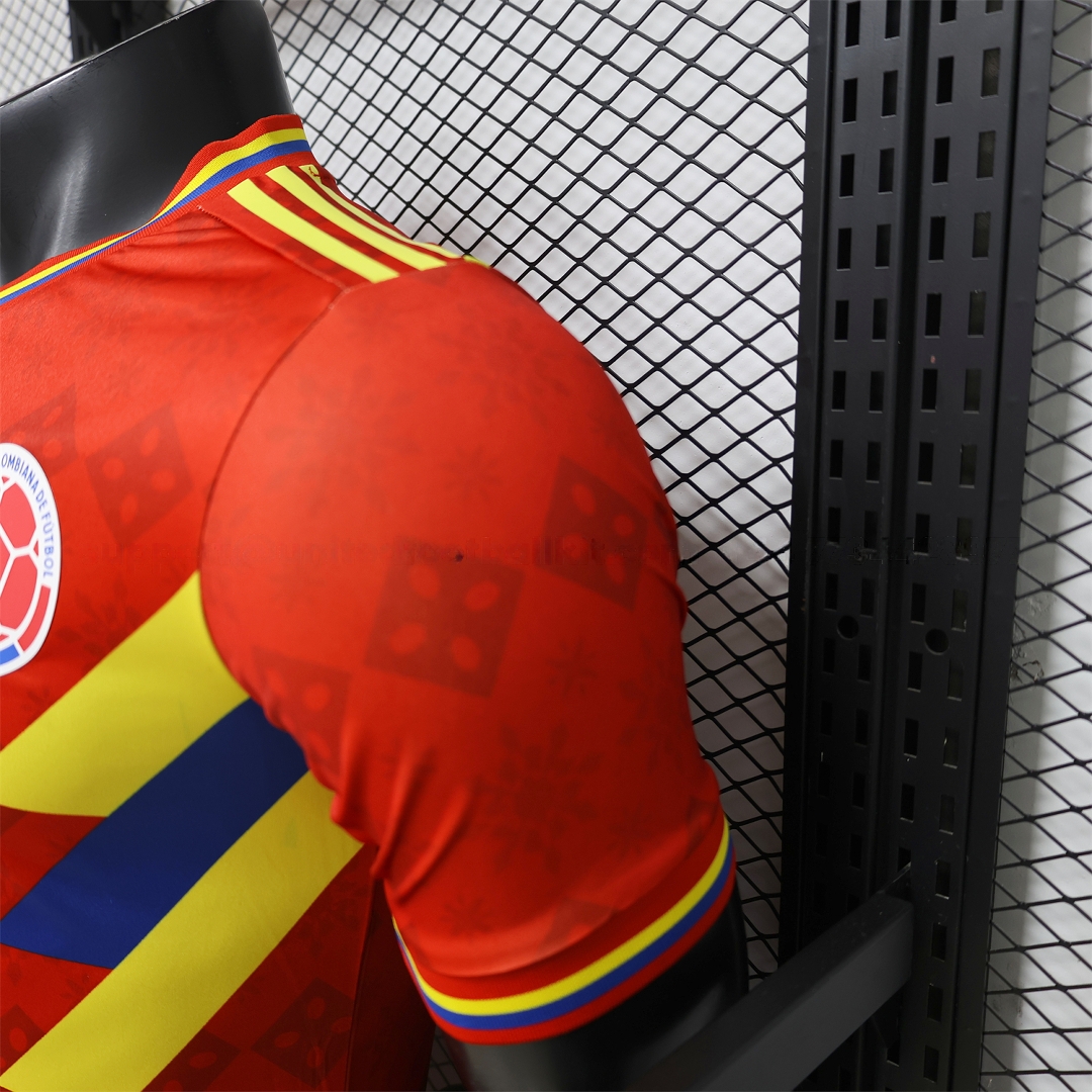 Colombia 2026 Red With Yellow Blue Special Jersey - Player Version - UnitedFutballJersey