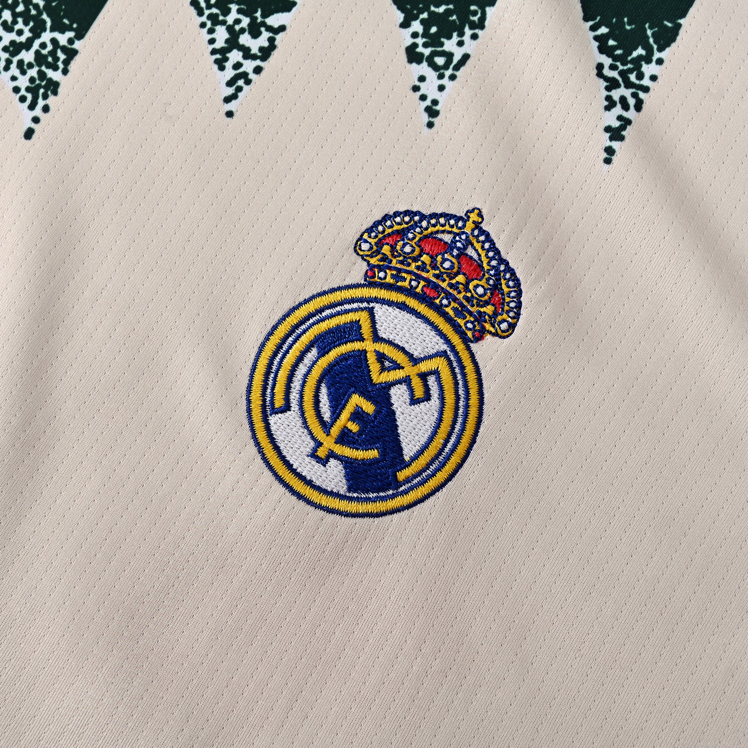 Real Madrid 26-27 Long Sleeve Training Set - White With Red Green - UnitedFutballJersey