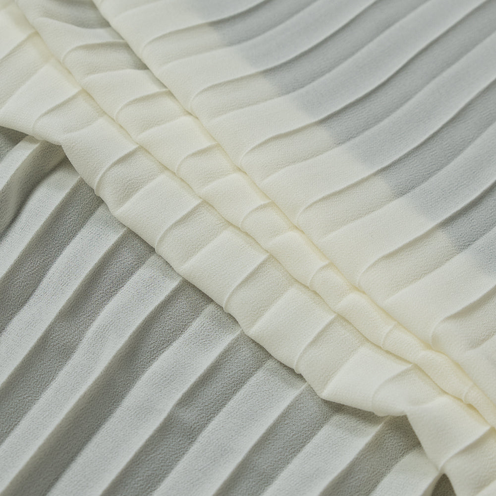 Accordion Pleated Chiffon - Off-White - Etereo Collection - Joann Fabrics