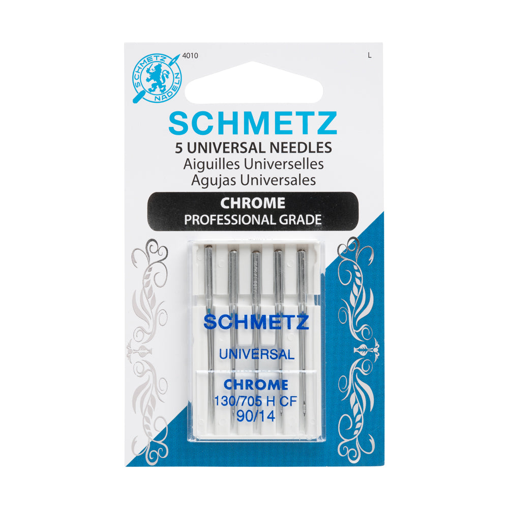 Schmetz Chrome Universal Machine Needles - 90/14 - 5 ct - Joann Fabrics