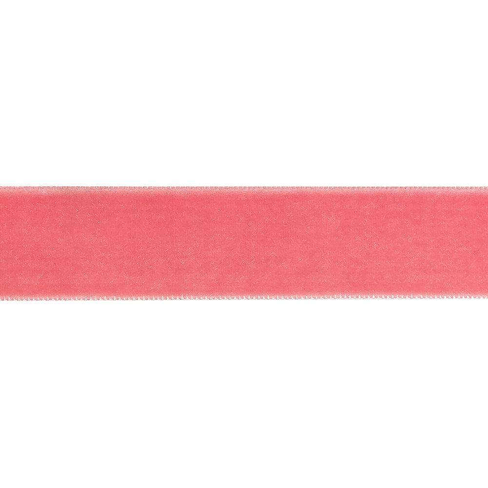 Pretty in Pink Single Face Velvet Ribbon - 0.75