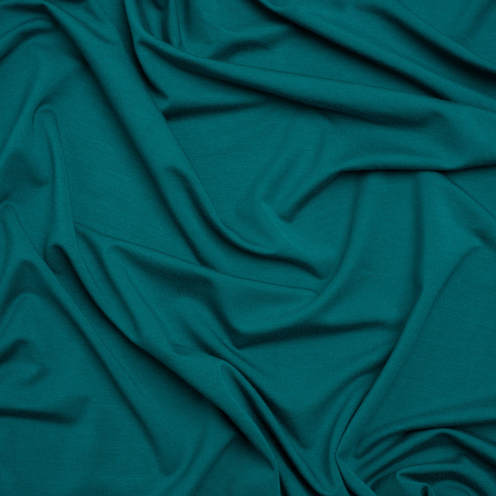Stretch Bamboo Jersey - Teal - Willow Collection - Joann Fabrics