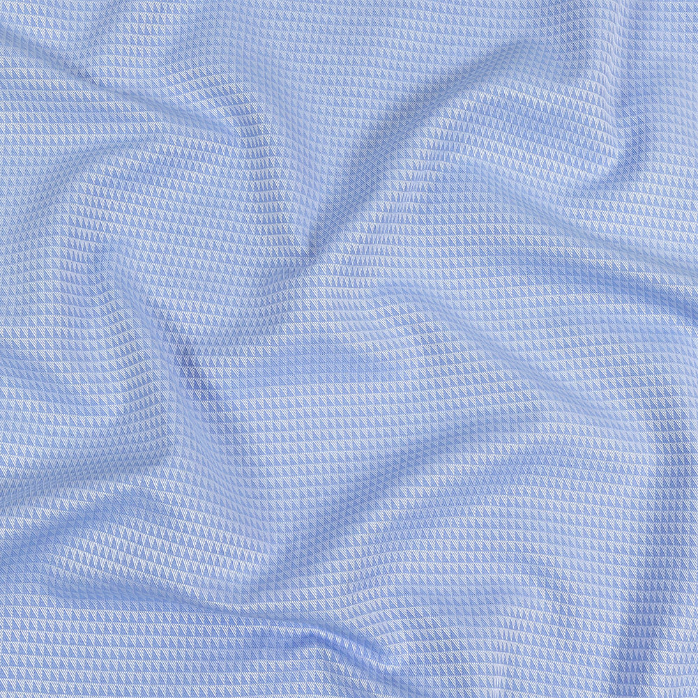 Blue and Periwinkle Triangles Cotton and Polyester Twill - Joann Fabrics