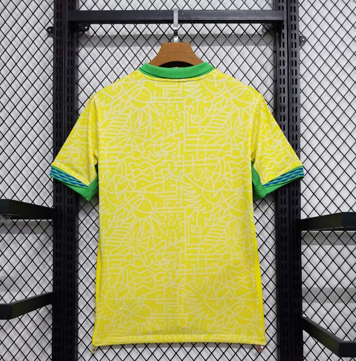 2024-2025 Brazil Home Football Shirt 1:1 Thai Quality