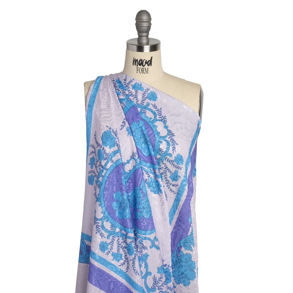 Mood Exclusive Purple Eau de Cologne Animal Rayon Jacquard Panel - Joann Fabrics