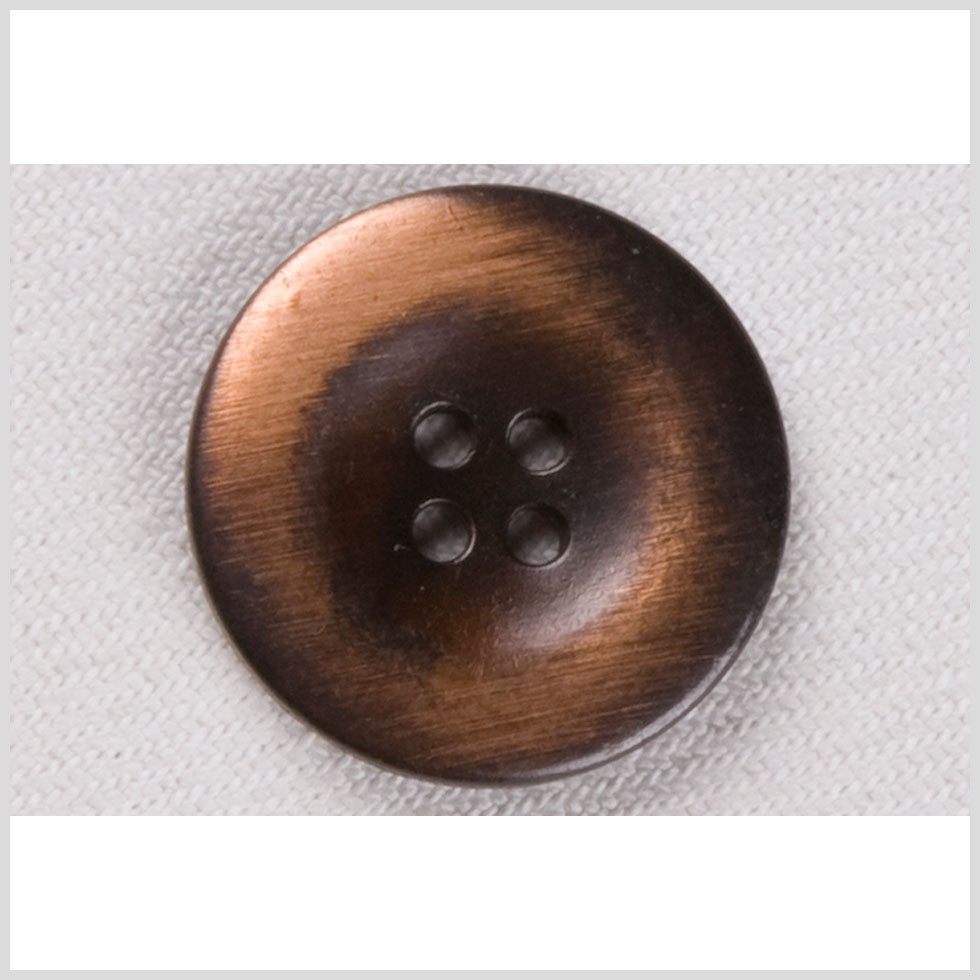 Metal 4-Hole Button - 36L/23mm - Copper Brush Distressed - Joann Fabrics