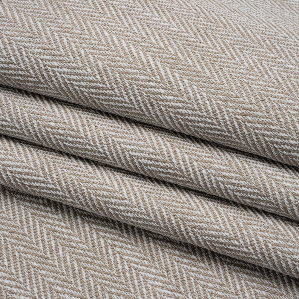 Recycled Polyester Home Decor Twill - Mushroom Herringbone - British Imported - Joann Fabrics