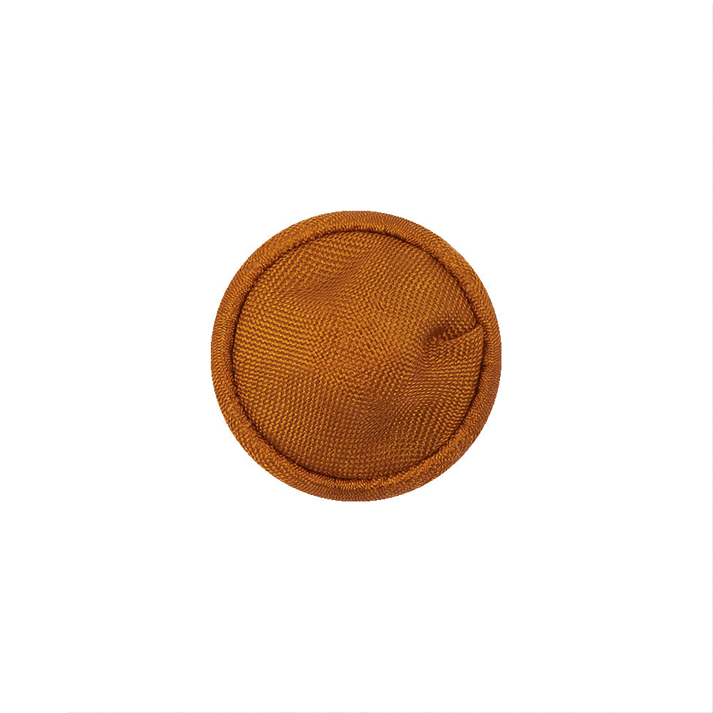 Orange Satin Covered Domed Silk and Metal Sew On Button - 25L/16mm - Joann Fabrics