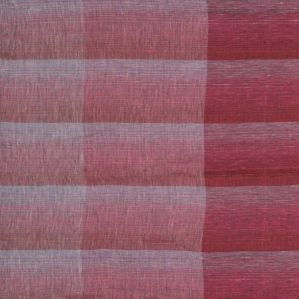 Italian Red, Pink and White Plaid Linen Scrim - Joann Fabrics
