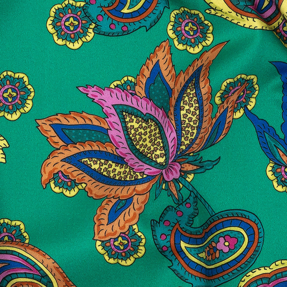 Mood Exclusive Kelly Green Palatable Paradise Stretch Cotton Sateen - Joann Fabrics