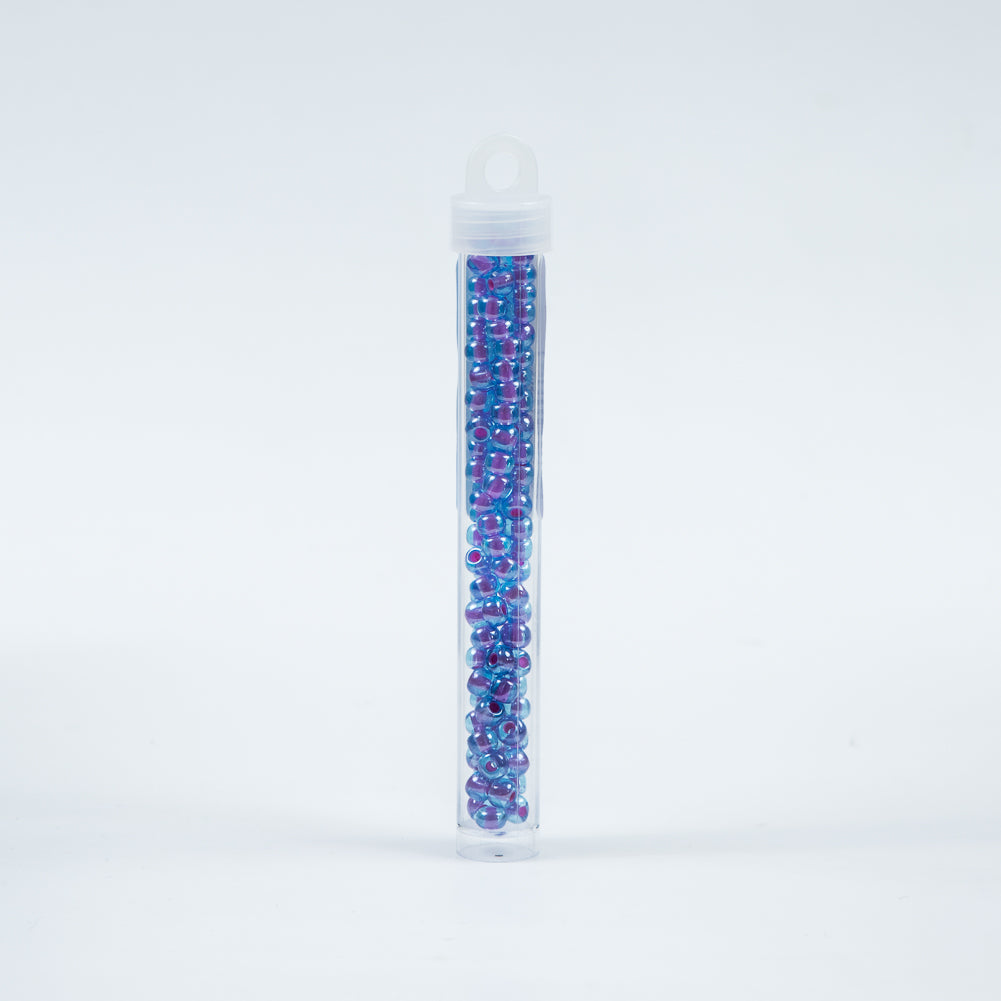 Purple Lined Aqua Czech Seed Beads - Size 2 - Joann Fabrics