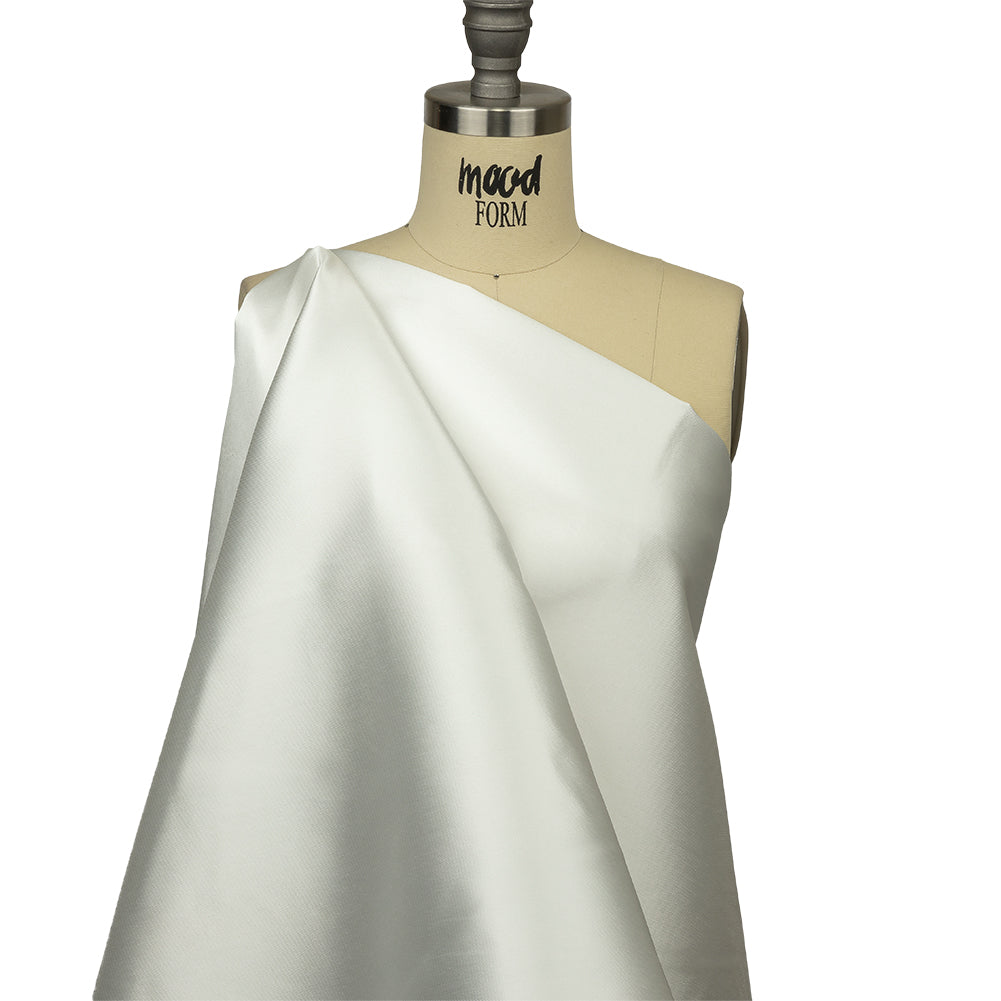 Olwyn Metallic White Double Faced Luxury Mikado - Joann Fabrics
