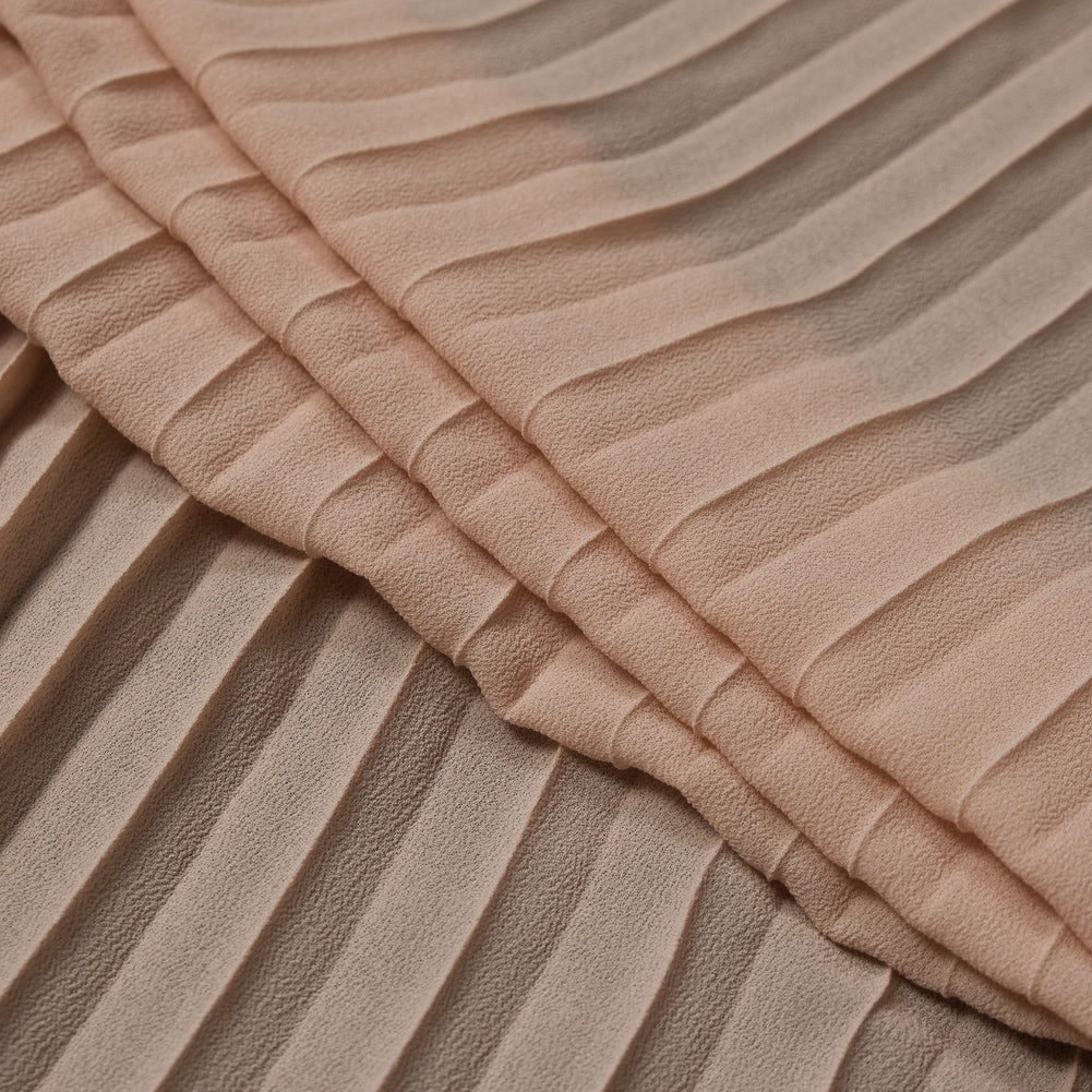 Accordion Pleated Chiffon - Beige - Etereo Collection - Joann Fabrics