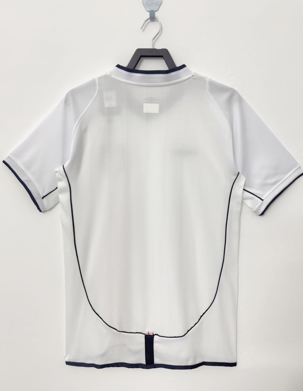 2002 Retro England Home Soccer Jersey 1:1 Thai Quality