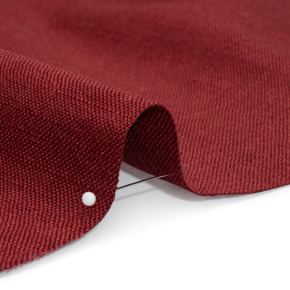 Linen, Viscose and Polyester Woven - Dark Cranberry - British Imported - Joann Fabrics