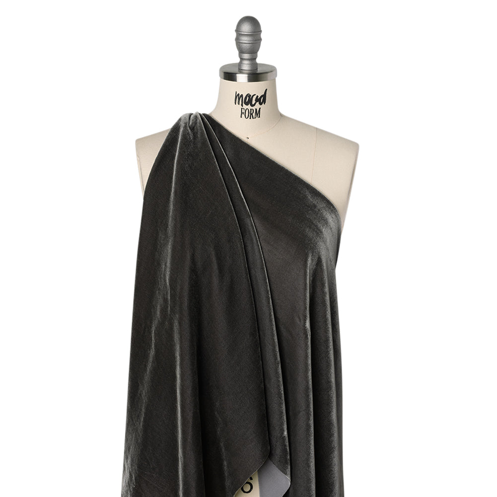 Rayon-Silk Velvet - Charcoal - Cicero Collection - Joann Fabrics