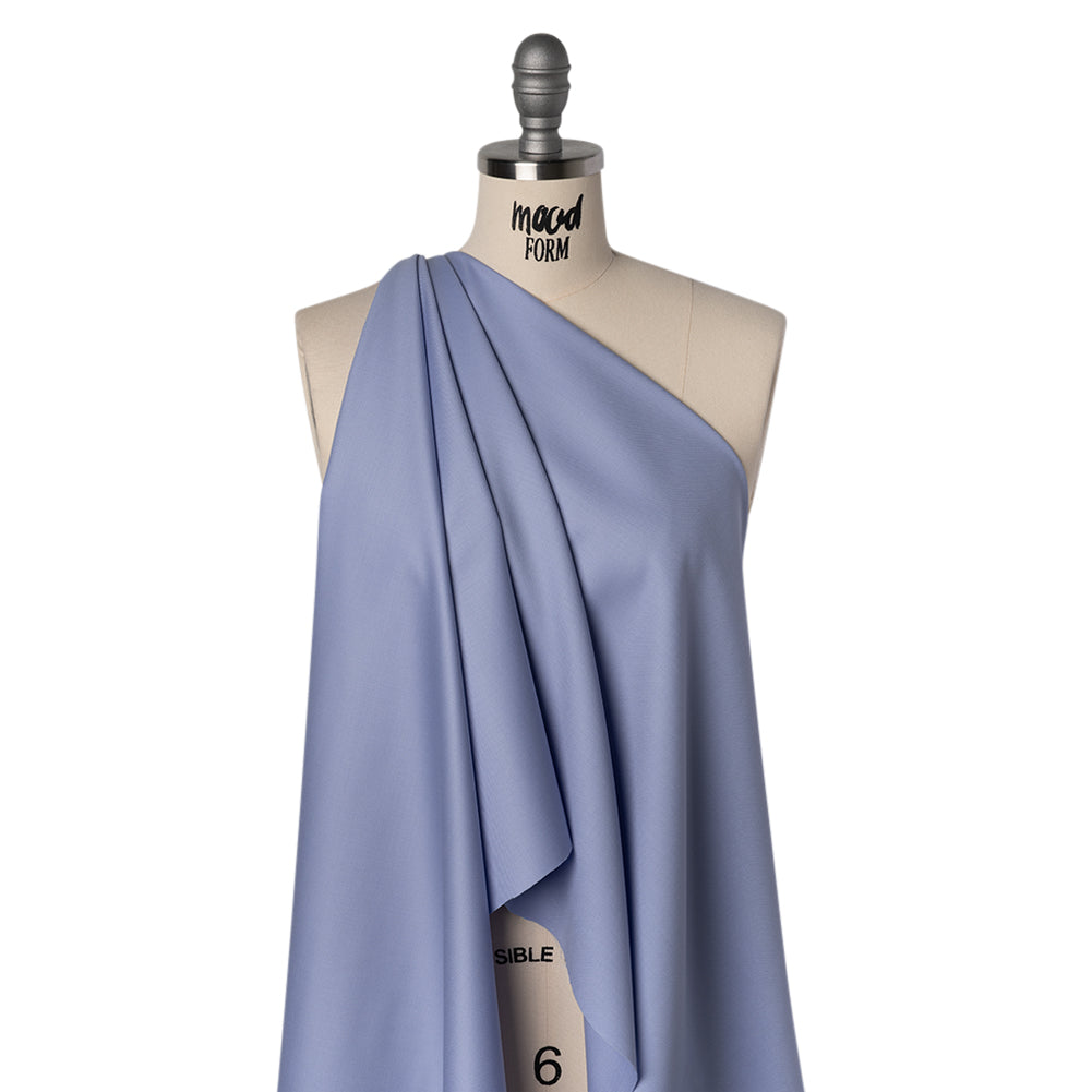 Super 100 Wool Twill Suiting - Powder Blue - Deadstock - Joann Fabrics