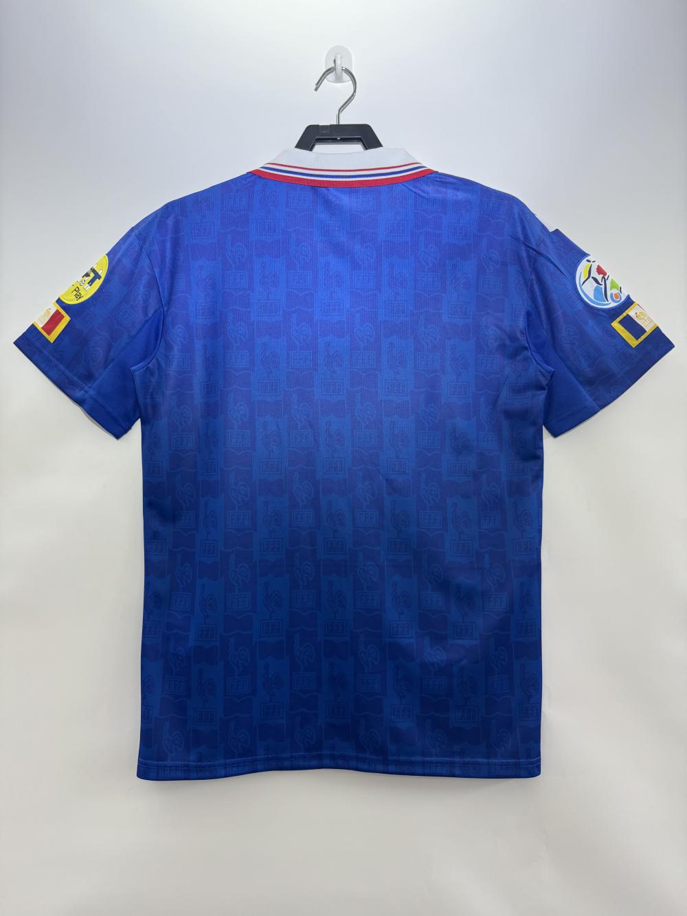 1996 Retro France Home Football Shirt 1:1 Thai Quality