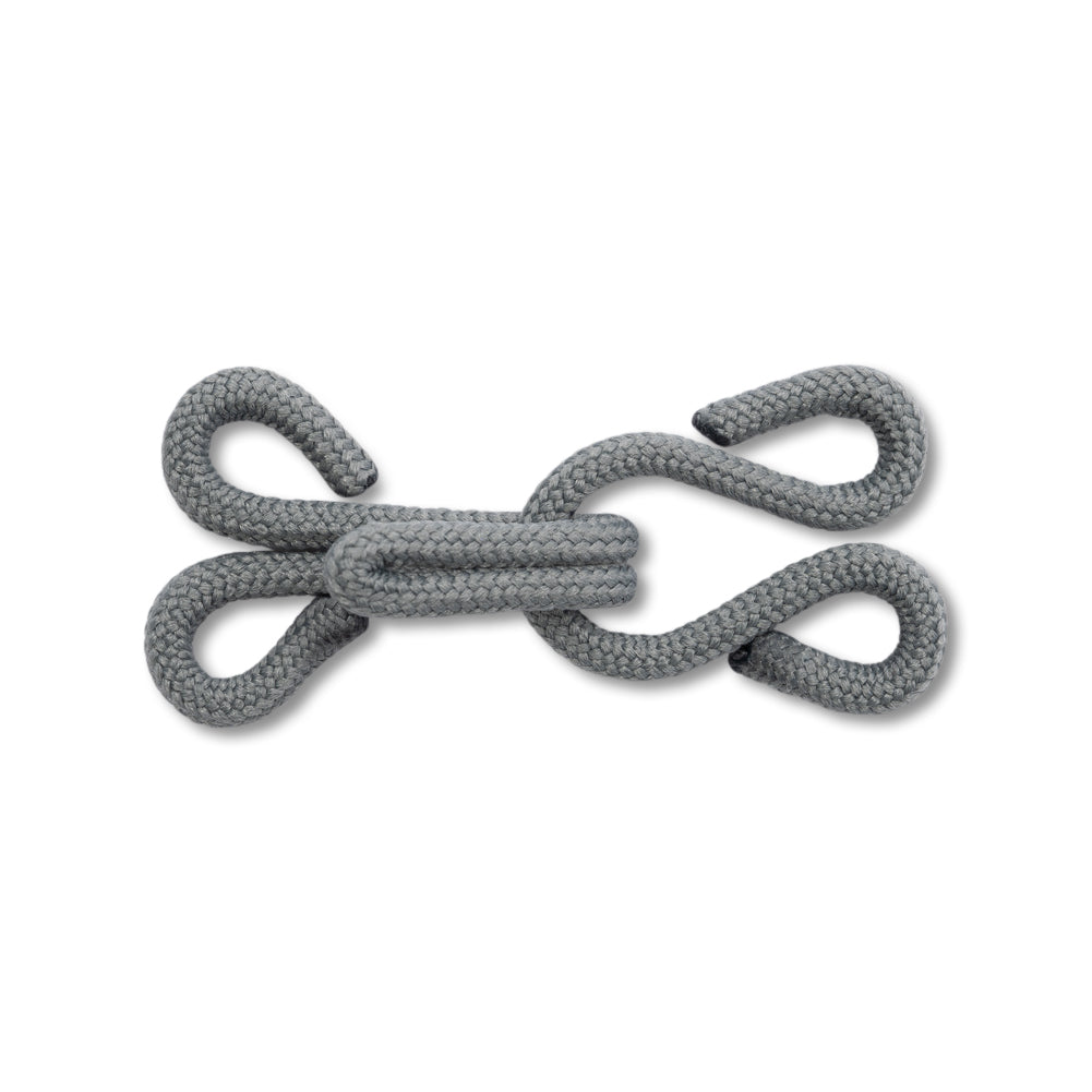 Prym Fur Hooks & Eyes - Gray Fabric Covered - 3 Sets - Joann Fabrics