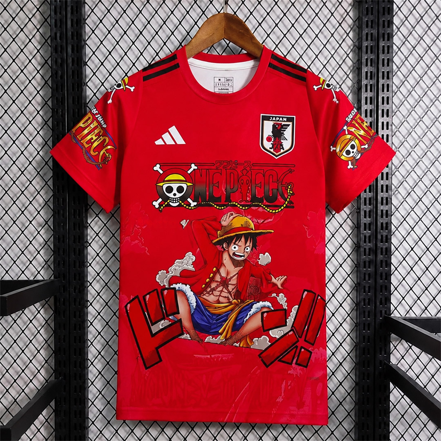 Japan 2026 One Piece Red Anime Concept Special Jersey - Fans Version - UnitedFutballJersey