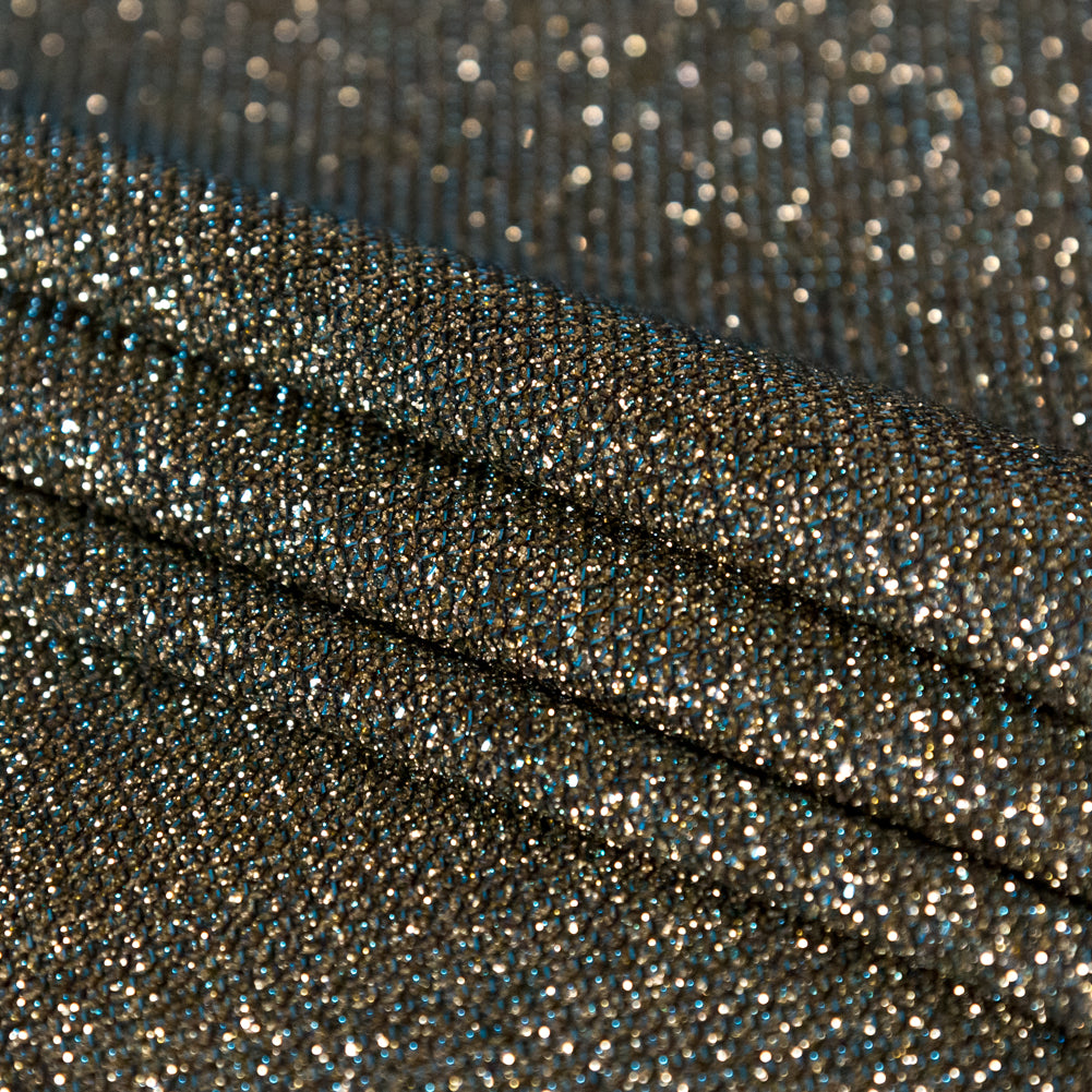 Two-Tone Galaxy Lame - Mermaid Green and Gold - Andromeda Collection - Joann Fabrics