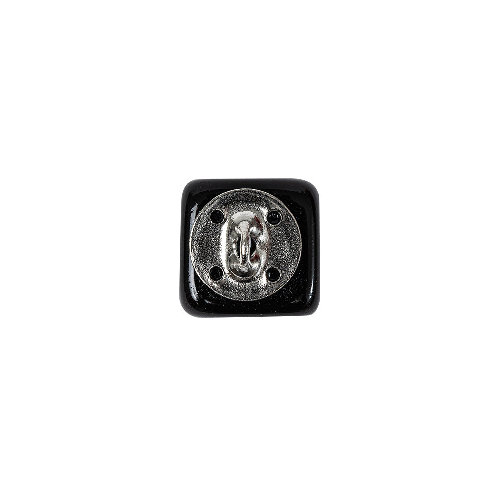 Black Glass Button - 22L/14mm - Joann Fabrics