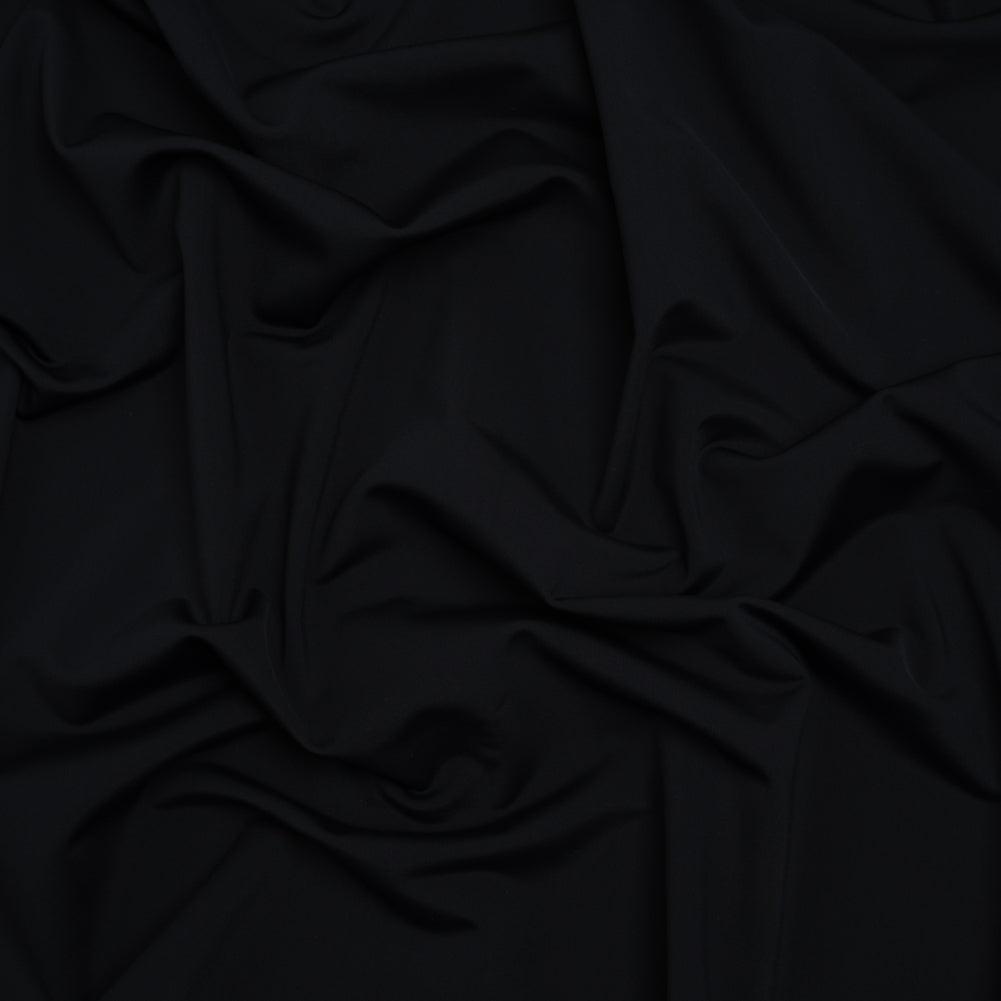 100% Recycled Stretch Nylon Swimwear Tricot, UV Protective - Nero - Mykonos Collection - Joann Fabrics